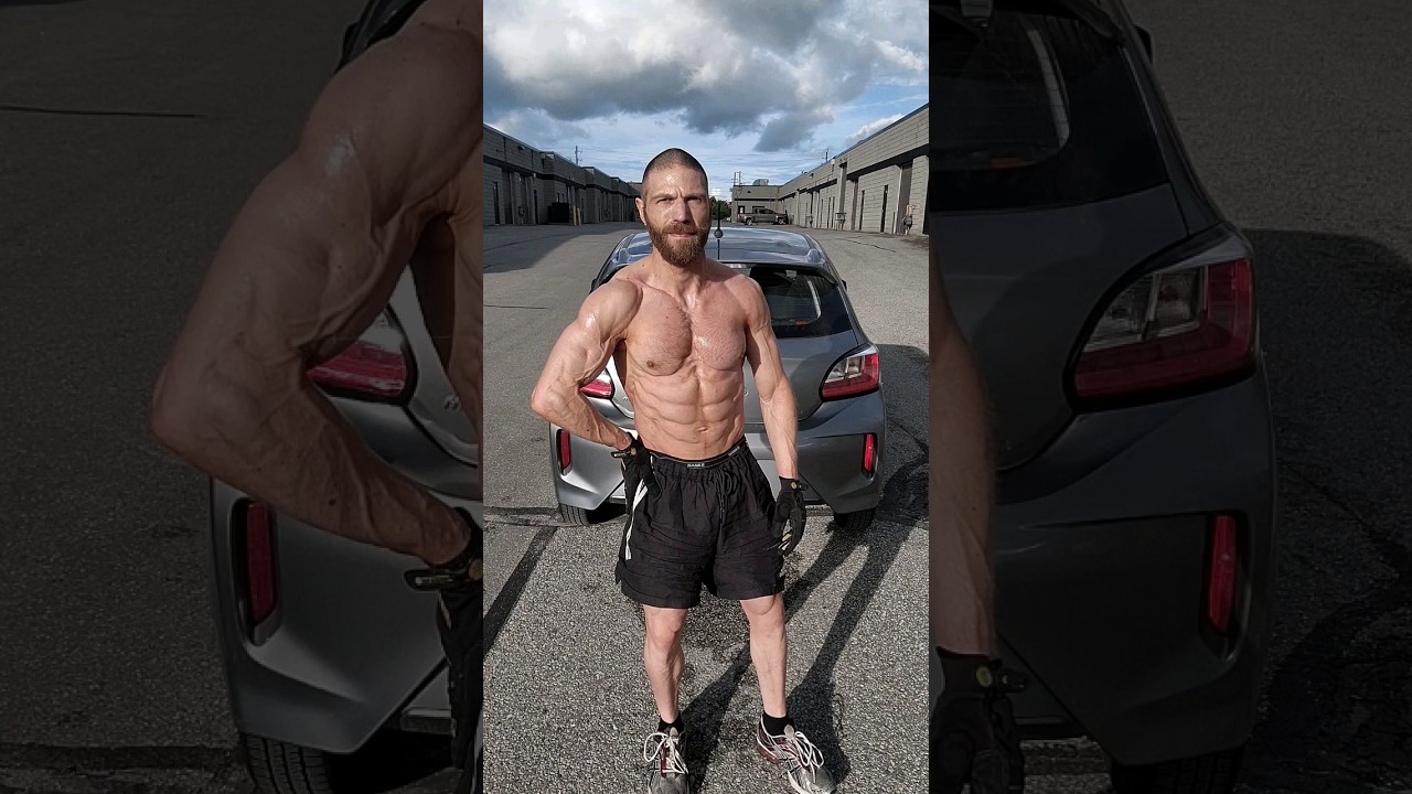 💪🏿CALF TRAINING: PUSHING MY CAR UP A HILL: 15 Days Out from IDFA NATURAL BODYBUILDING COMPETITION💪🏿