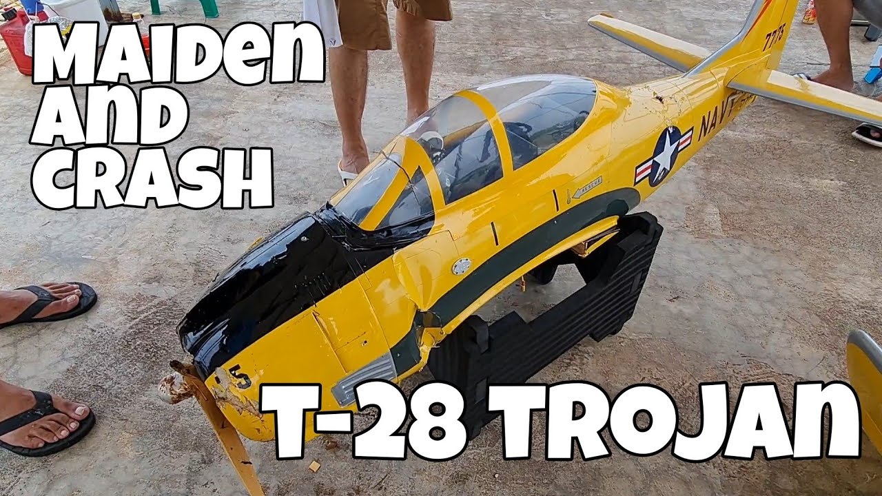 Maiden and Crash T-28 Trojan