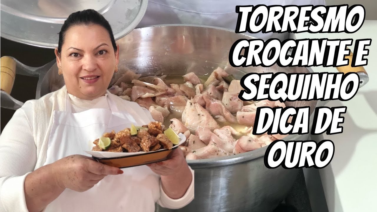 TORRESMO CROCANTE E SEQUINHO DICA DE OURO