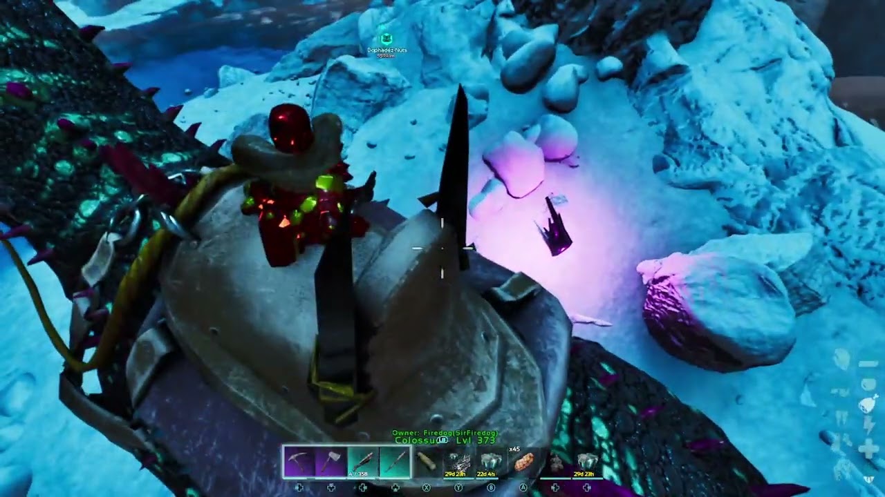 Ark Ascended - Extinction - Ice Cave with a Carchar!