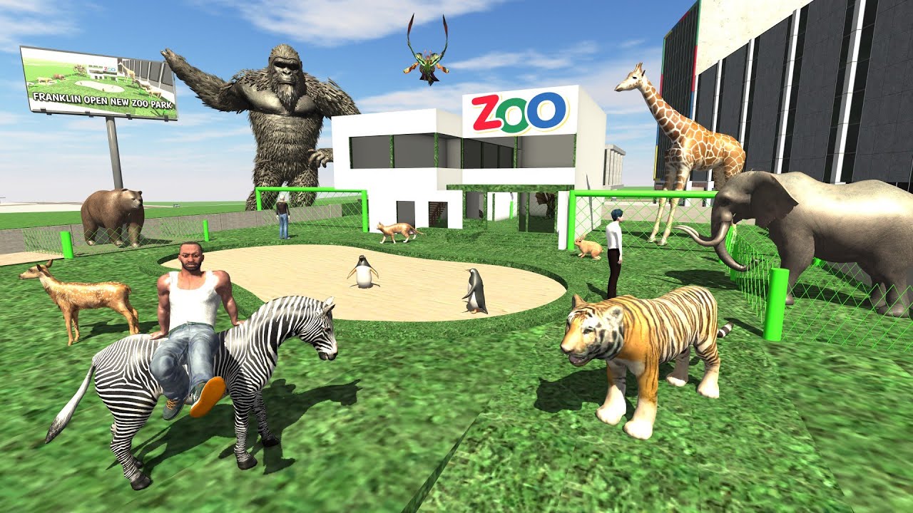 Franklin Change House To Jurassic Park - INDIAN BIKES DRIVING 3D