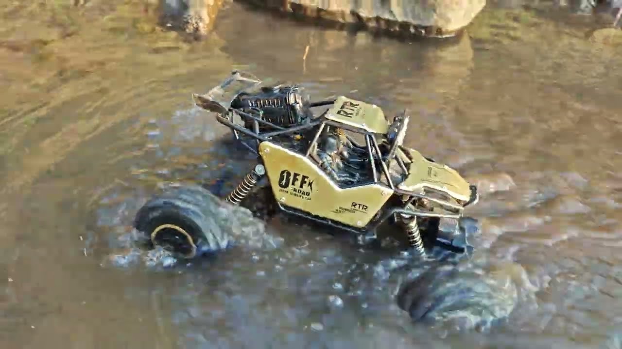 New RTR rock climbing rc buggy car water testing 🚗💨 #rcdriver #rcoffroad #rc #rccar #newnewtoys