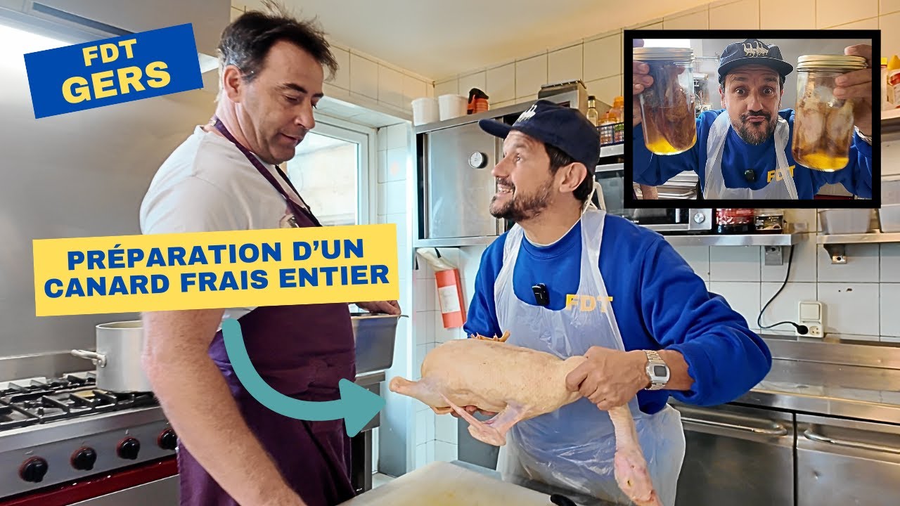 FDT EXCEPTIONNEL : TUTO DÉCOUPE & PRÉPARATION D'UN CANARD ENTIER AVEC CONFITS, FOIE GRAS, FRITONS...