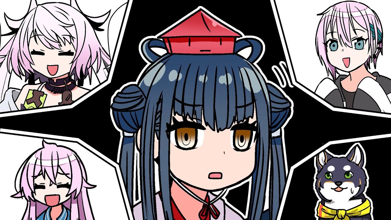 【漫画】夕陽リリ、増える。（※本人不在）【マンガ動画】にじさんじ☆ぷちさんじ VTuber