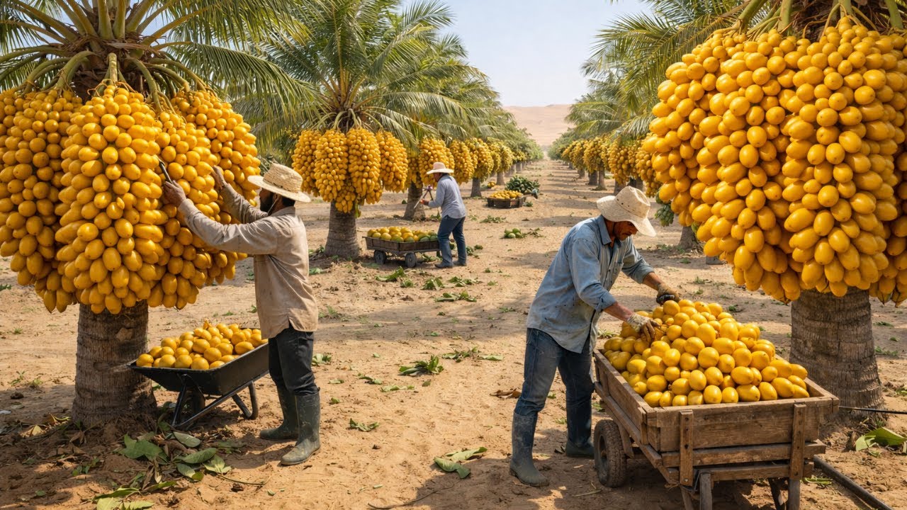 Amazing! Shock: Growing Dates in a Barren Desert – The Result Shocked the World!