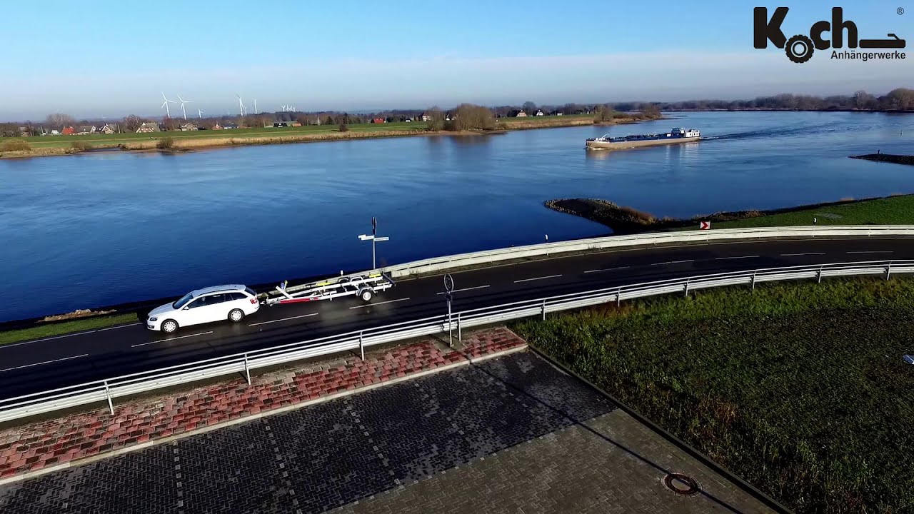 Bootstrailer - Koch ECO 130 f&uuml;r Boote bis ca. 6,5m bei KOCH PKW Anh&auml;nger Bootstransporter