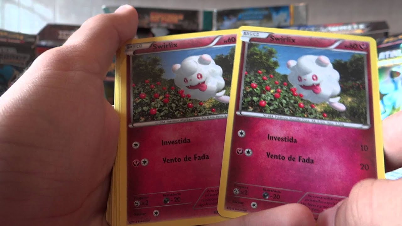 Abrindo deck XY Vida Resiliente do Xerneas