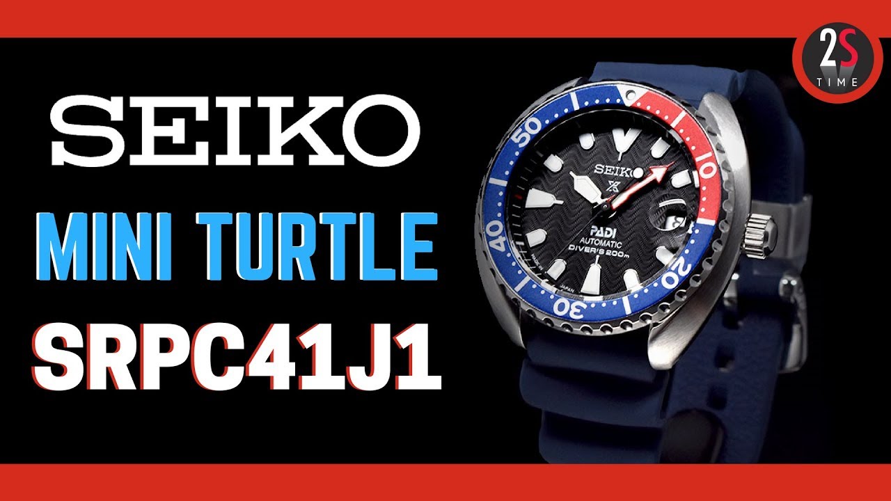 SEIKO PADI Prospex Mini Turtle SRPC41J1 Automatic Diver Watch 200m