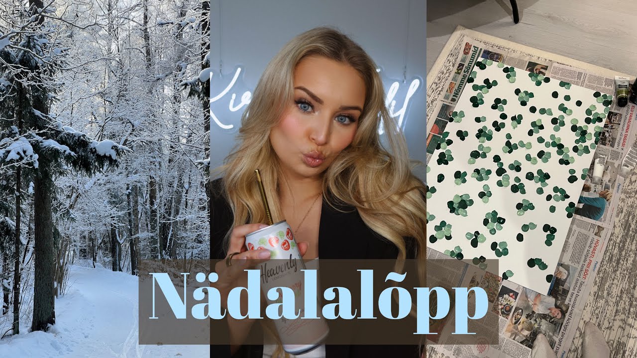 VLOG | kunstiprojekt, väike haul, uus kokteil & kontsert