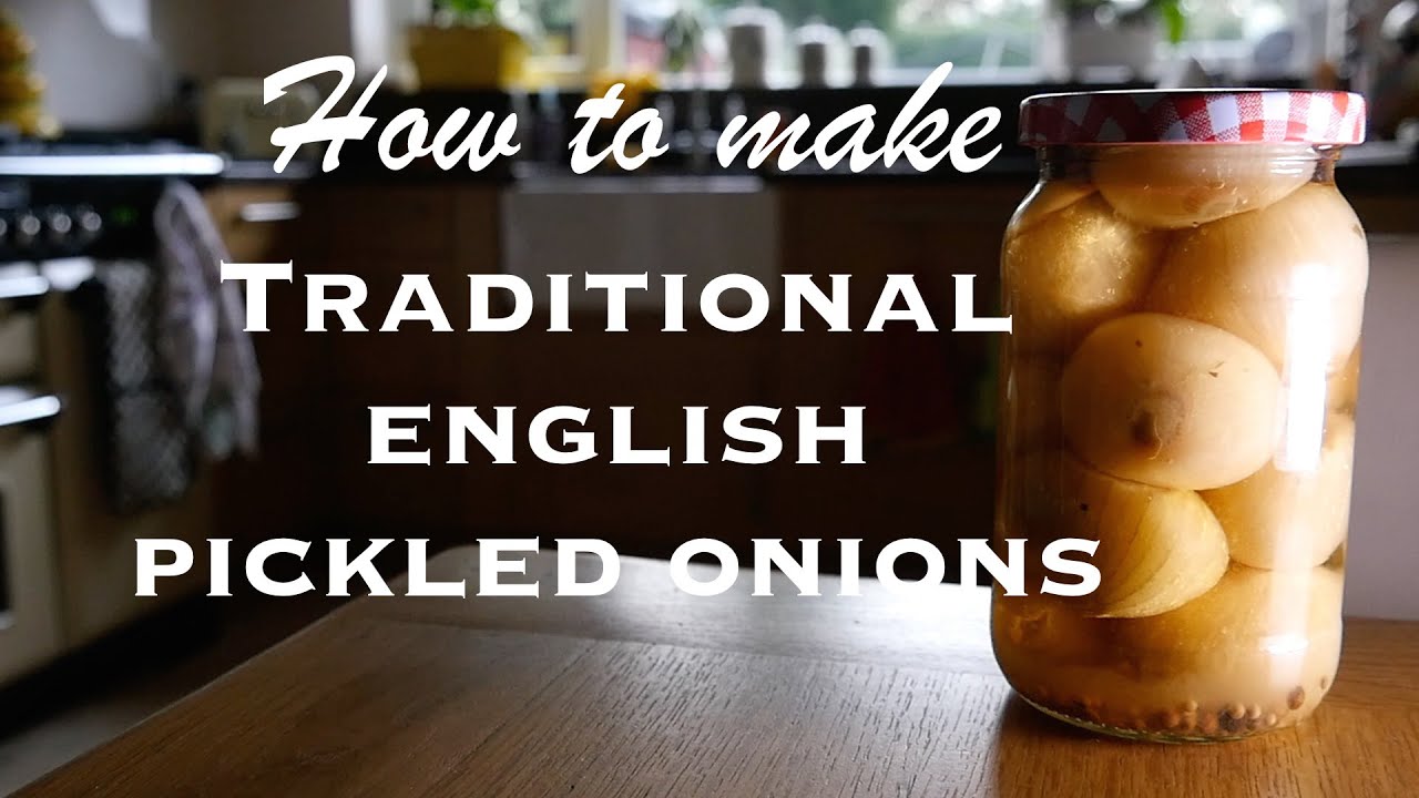 Pickled Onions. How to Make Pickled Onions. Home made Gift! Recipe at end of video.
