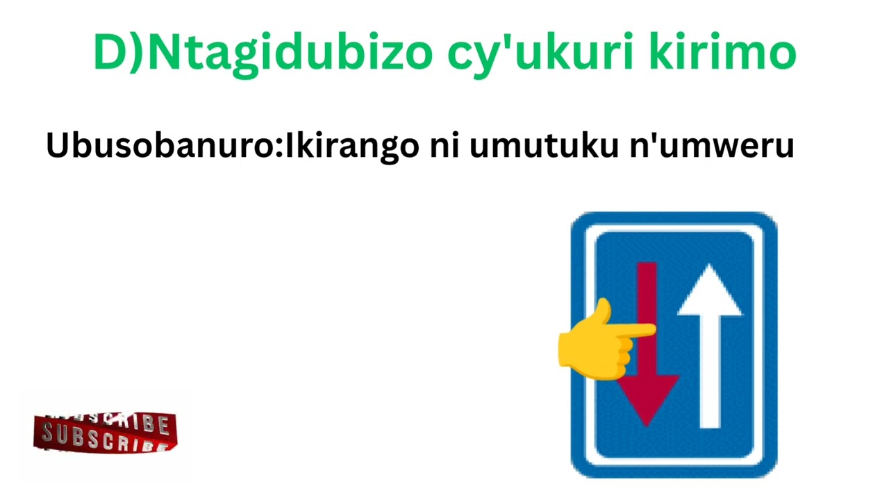 AMATEGEKO Y'UMUHANDA//IKIZAMINI CYA PROVISOIRE CYAKOZWE 🚨🚨🚘🚦📚