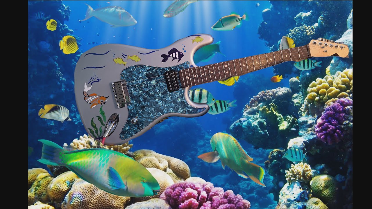 Warmoth Guitars. Season 2 - Part 3:  The Aquarium Guitar. Super wide neck.
