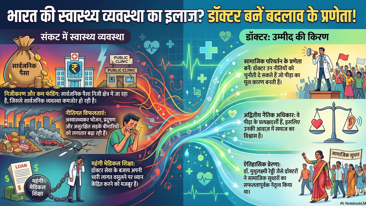 TheHindu संपादकीय सारांश: भारत की सार्वजनिक स्वास्थ्य व्यवस्था खतरे में: निजीकरण और नीतिगत विफलता |🚨