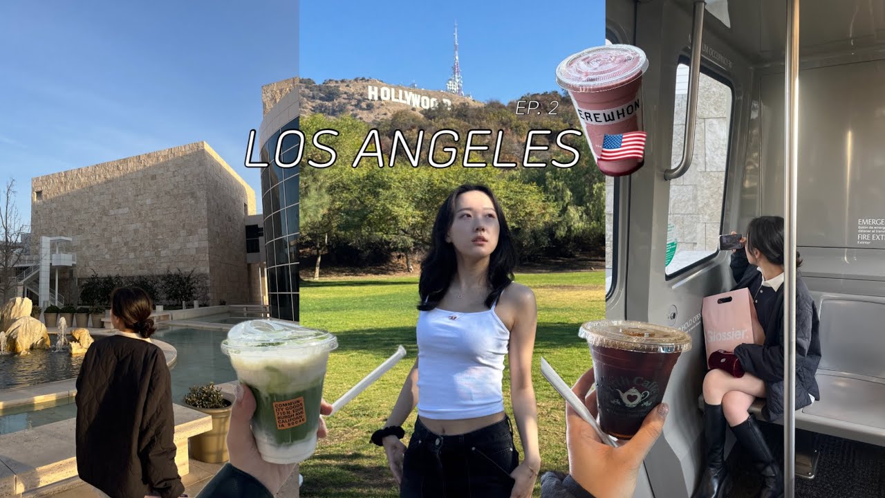 🇺🇸Los Angeles ep.2 | La 시내, The broad, The getty, 핫한 감성카페투어, 나도 봤다 할리우드 사인! 