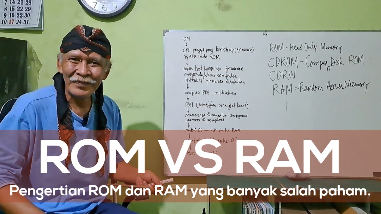 087 Pengertian ROM dan RAM, Banyak yang Salah Paham!