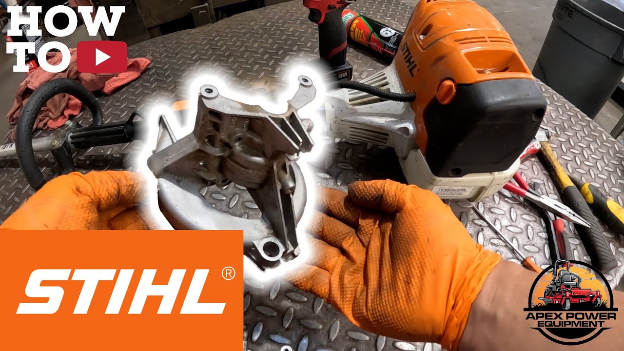 How-to replace a Stihl FS131 Engine Pan