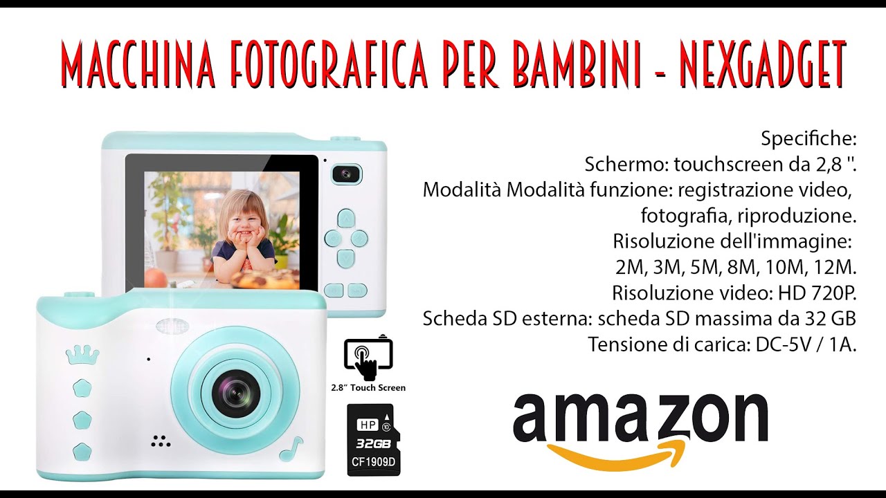 Recensioni veloci!!! #132 (Macchina Fotografica per Bambini  - NEXGADGET)
