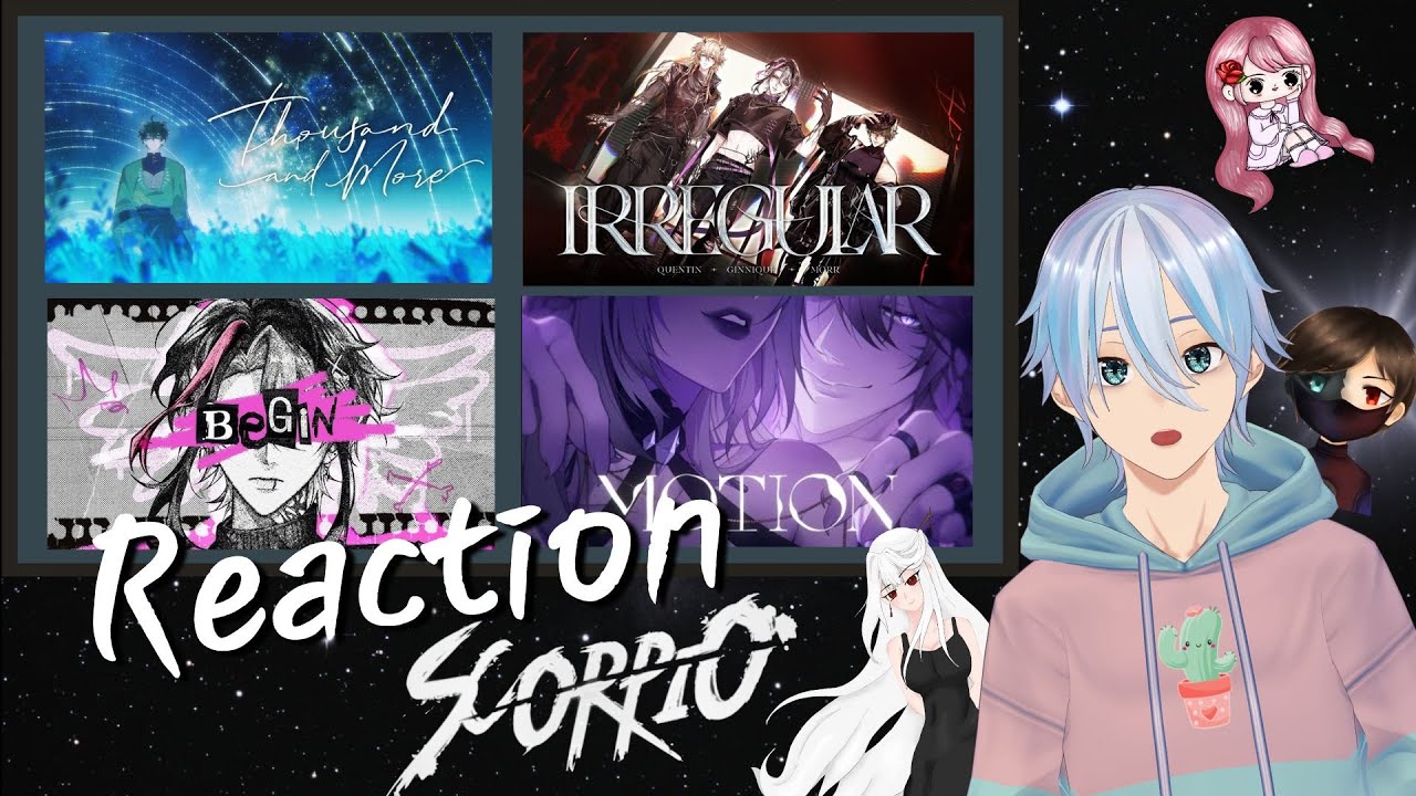 Reaction 4 เพลงรวดของ3หนุ่ม 「Scorpio」【Original Song】𝐈𝐑𝐑𝐄𝐆𝐔𝐋𝐀𝐑 , Motion , BeGin  , Thousand and more
