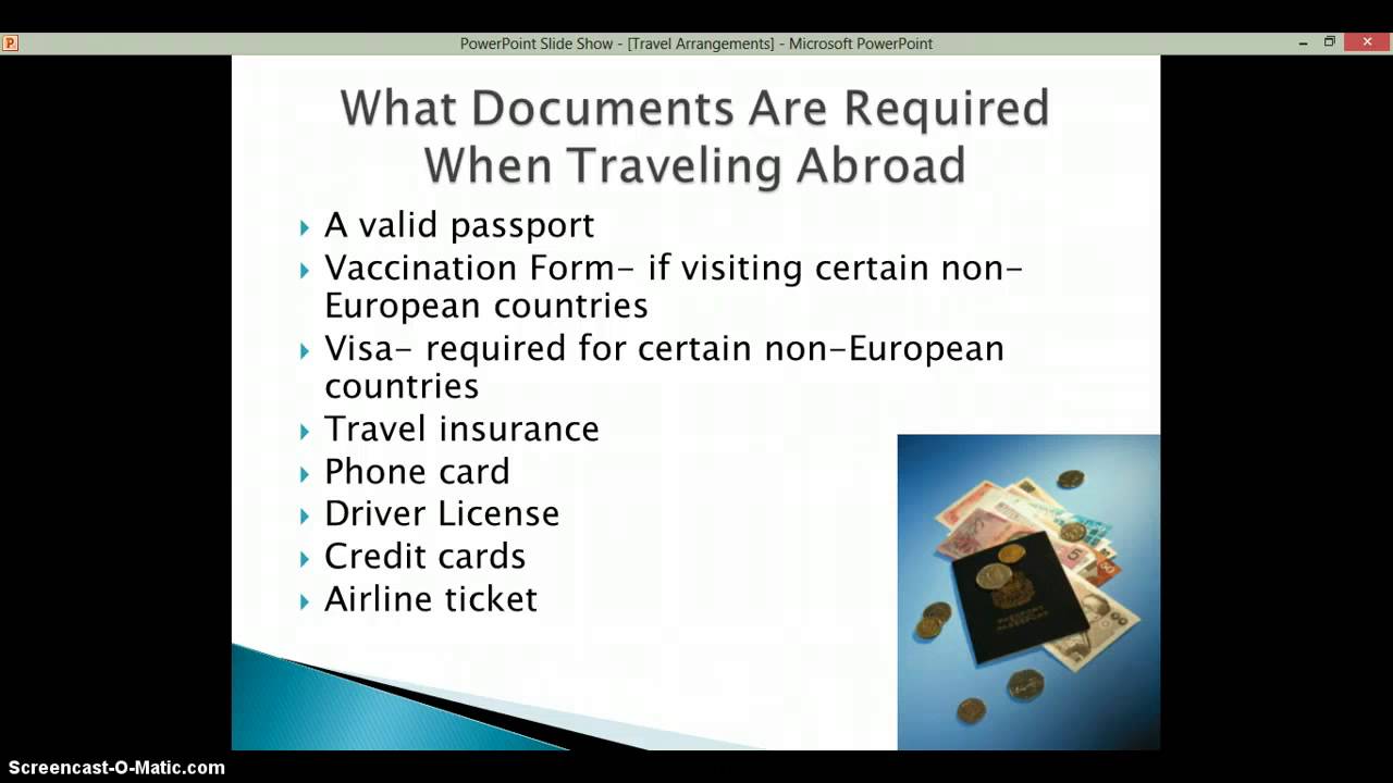 Travel Arrangements