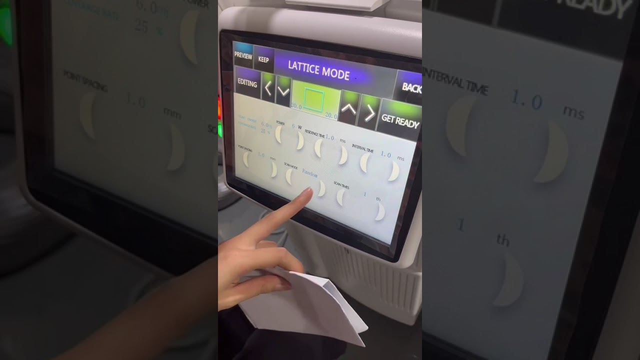 How to use Co2 laser fractional machine 1