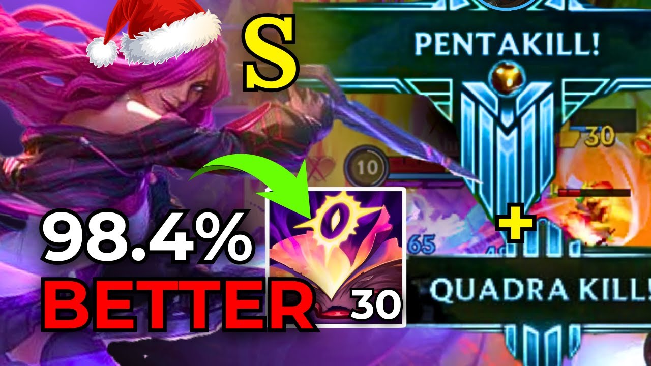 PENTAKILL + QUADRAKILL in the Same Game Katarina Build & Runes | Wild Rift