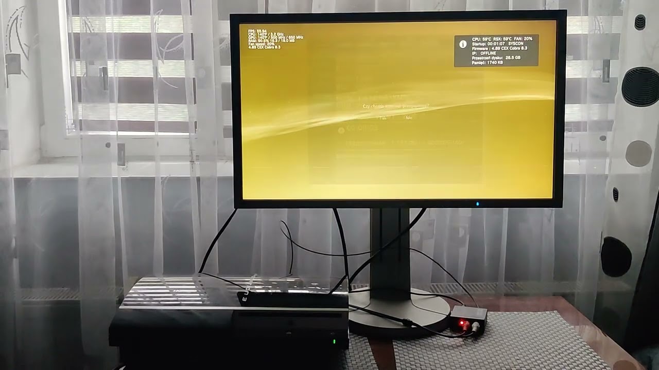 Wstępny test temperatur PS3.