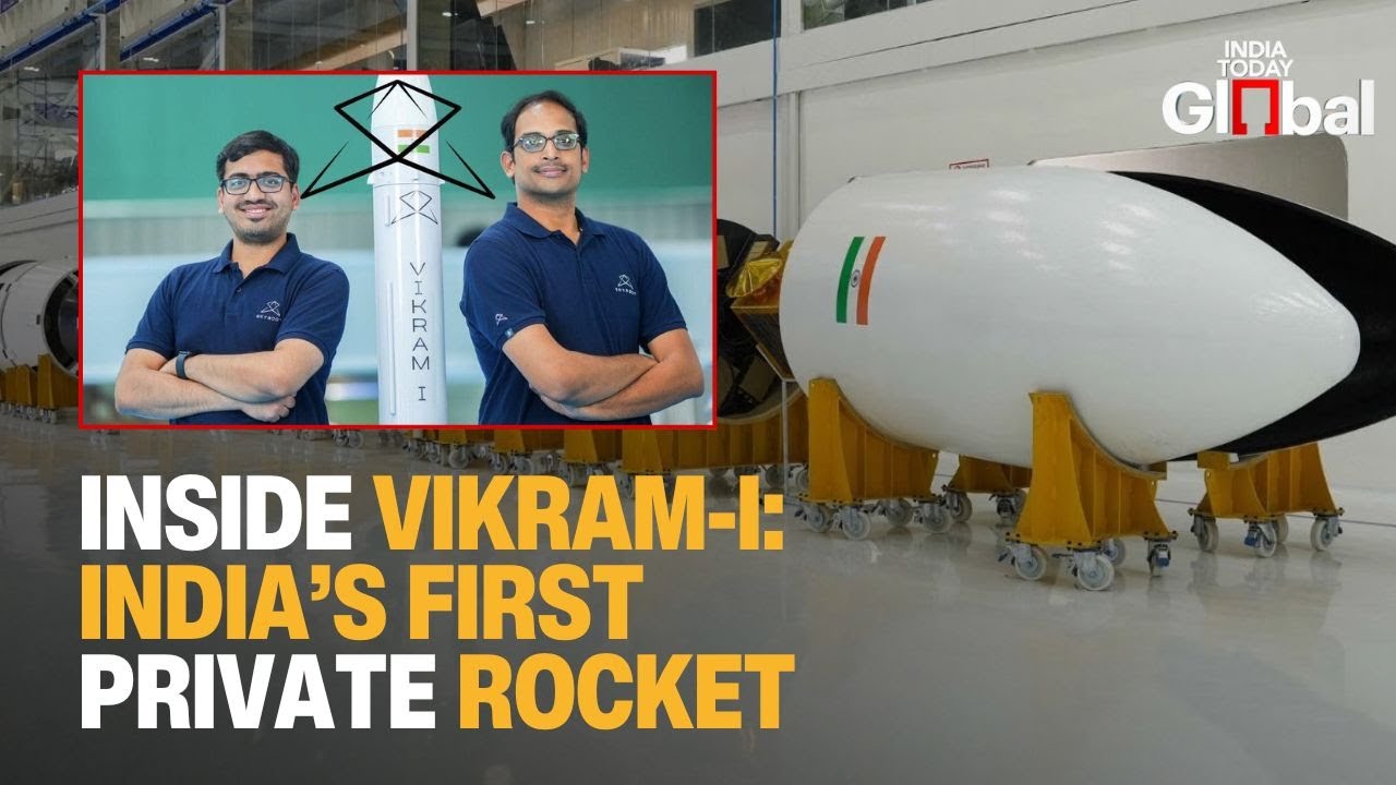 India&rsquo;s First Private Orbital Rocket Vikram-I Unveiled | PM Modi Launches Skyroot&rsquo;s Space Revolution