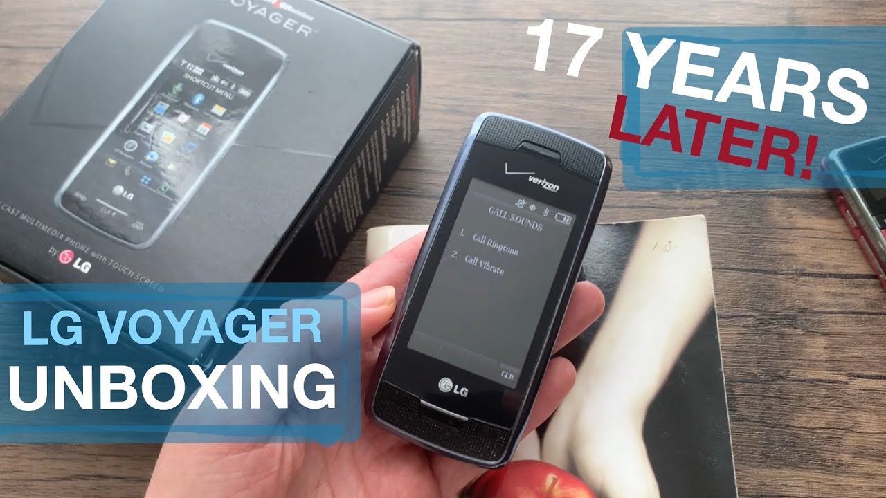 LG Voyager Unboxing + Ringtones 17 Years Later!