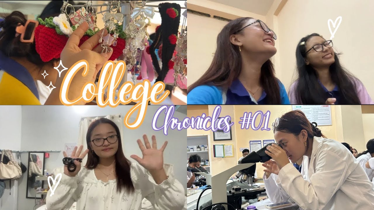 A Day With Me: Med Edition💊🦠👩‍🔬| College Chronicles #01✨🔖|📍Guwahati 