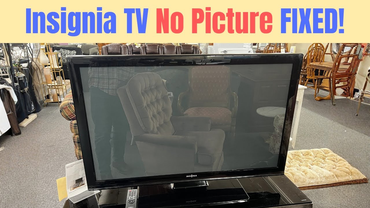 Insignia TV Has Sound but No Picture? Here’s the FIX!