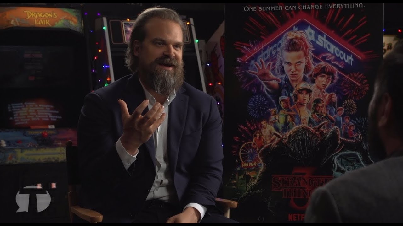 STRANGER THINGS Season 3 Interview - David Harbour