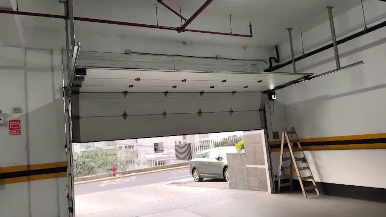 ✅ PROYECTO TERMINADO - PUERTA SECCIONAL - MOTOR ULTRALIFT - PUERTAS AUTOMATICAS PEÑA ✅
