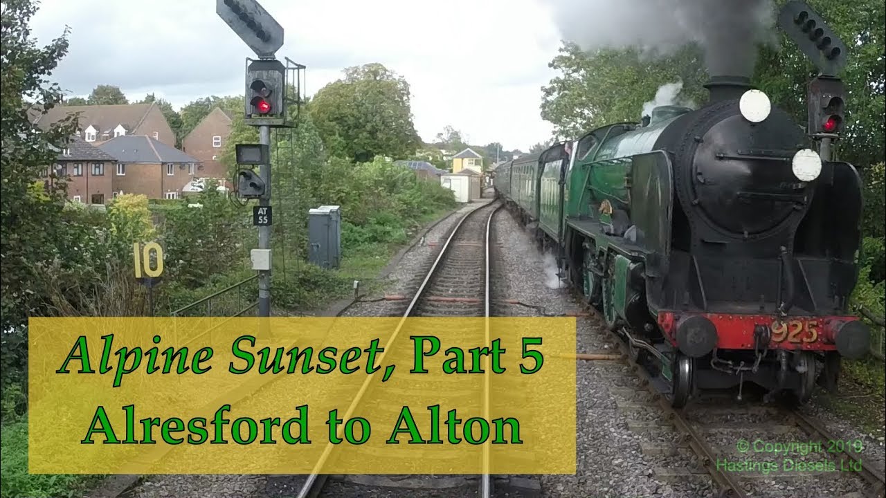 Alresford to Alton – Hastings DEMU cab ride – 30 September 2017 – audio from back cab