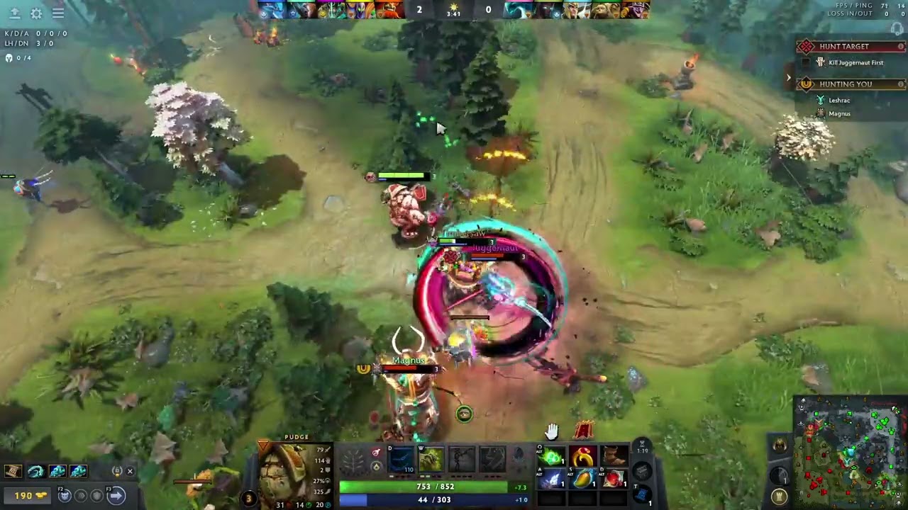 SushiDota 寿司刀塔 7.39e 1951 Ranked PUDGE FRESH MEAT 帕吉 小鲜肉 004 Off lane MMR 5076【Divine 1 Lose】