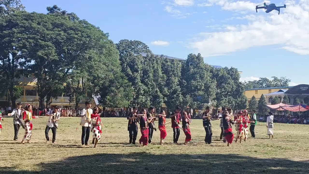 CULTURAL DANCE BY GREEN 💚 HOUSE , ANNUAL SPORTS DAYS, ST. XAVIER'S SCHOOL, HARMUTTY