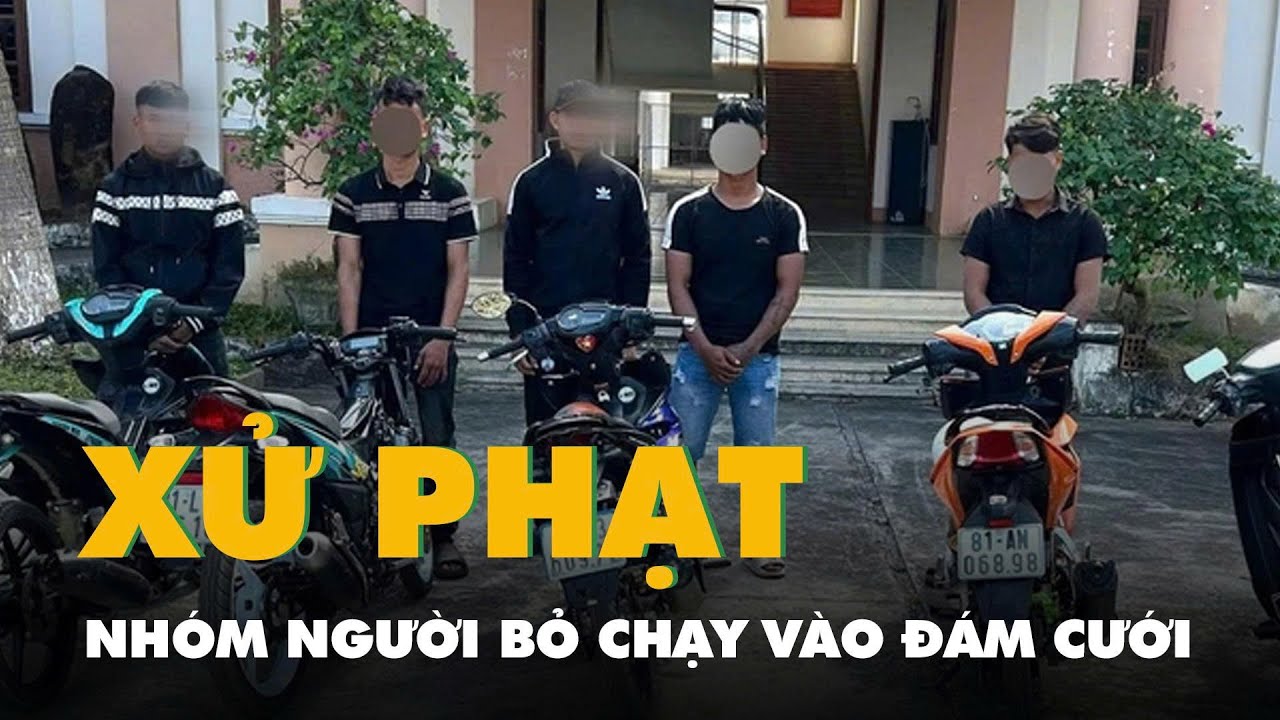 Phạt 101 triệu đồng với nhóm thanh niên vi phạm giao thông, bỏ chạy vào đám cưới