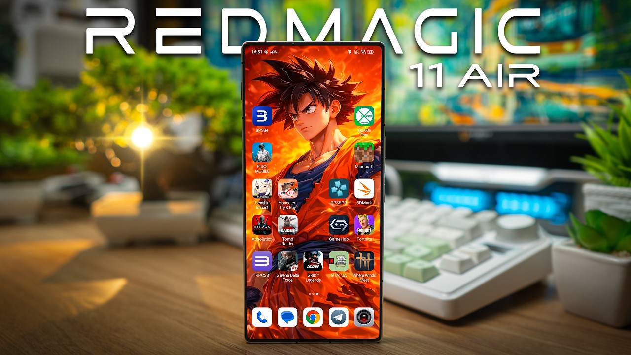 1 DIA com o CELULAR GAMER mais BARATO COM 8 ELITE do MUNDO - REDMAGIC 11 Air