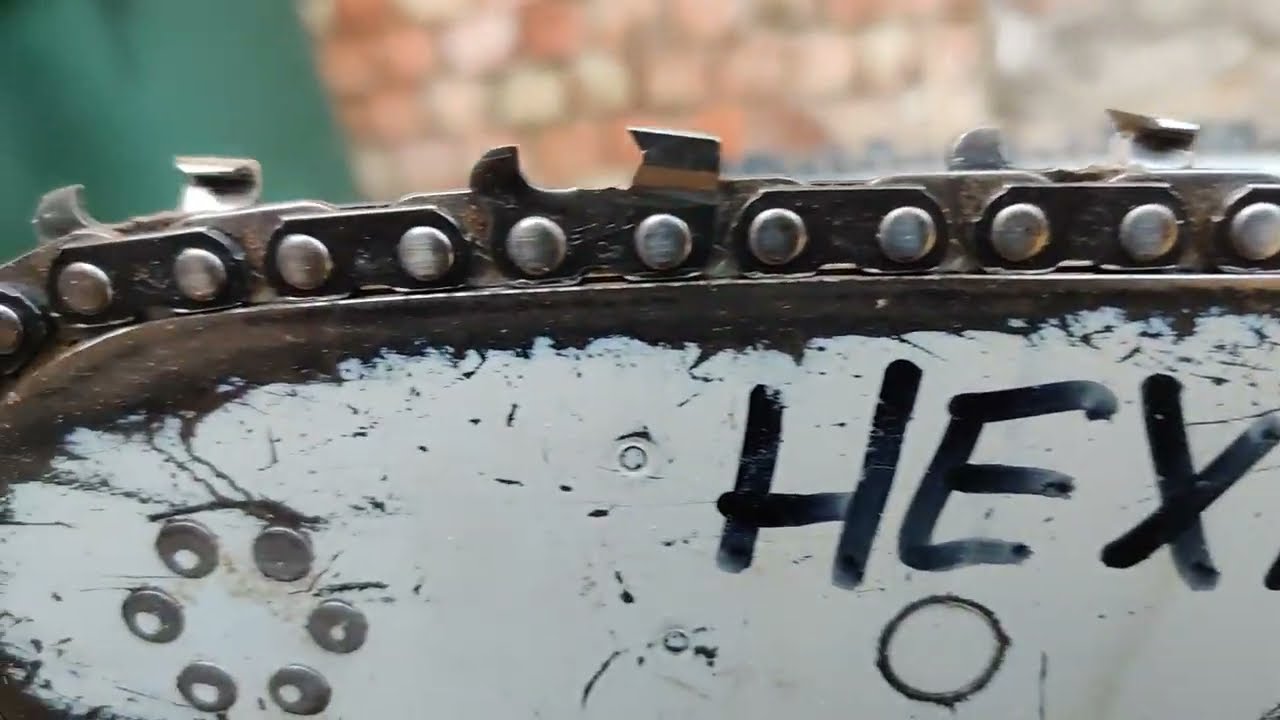 Hexa filing  chain vs. normal chain.