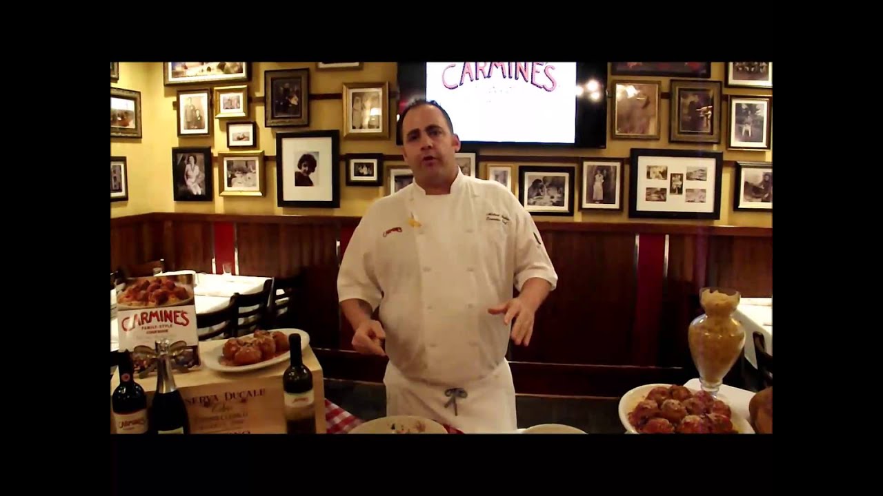 How to make Carmine's New York's Famous Meatballs!