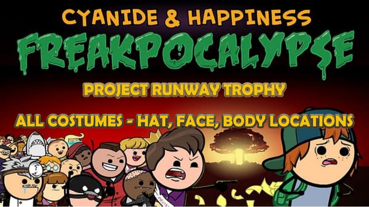 Cyanide And Happiness - Freakpocalypse all costume in games - How to get project runway trophy