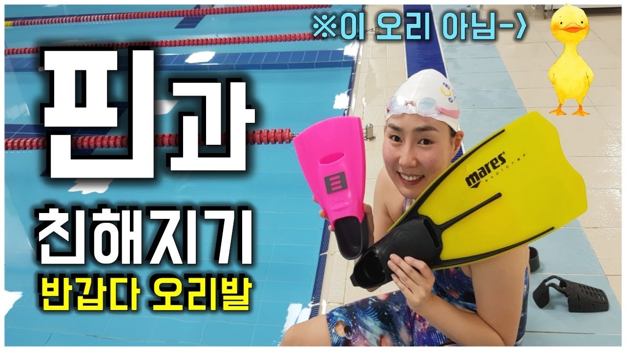 핀 수영 (오리발) 숏핀/롱핀 사용법 : Fin Swimming #1