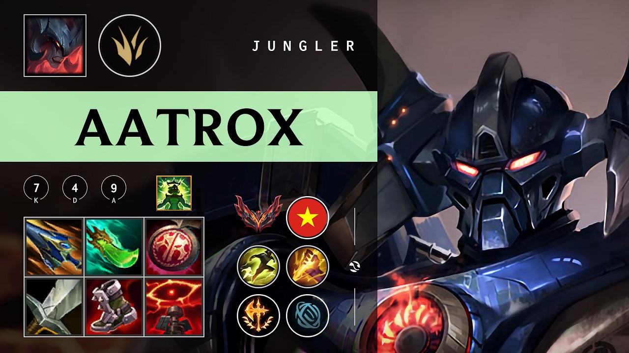 Aatrox Jungle vs Lee Sin - VN Grandmaster Patch 26.03