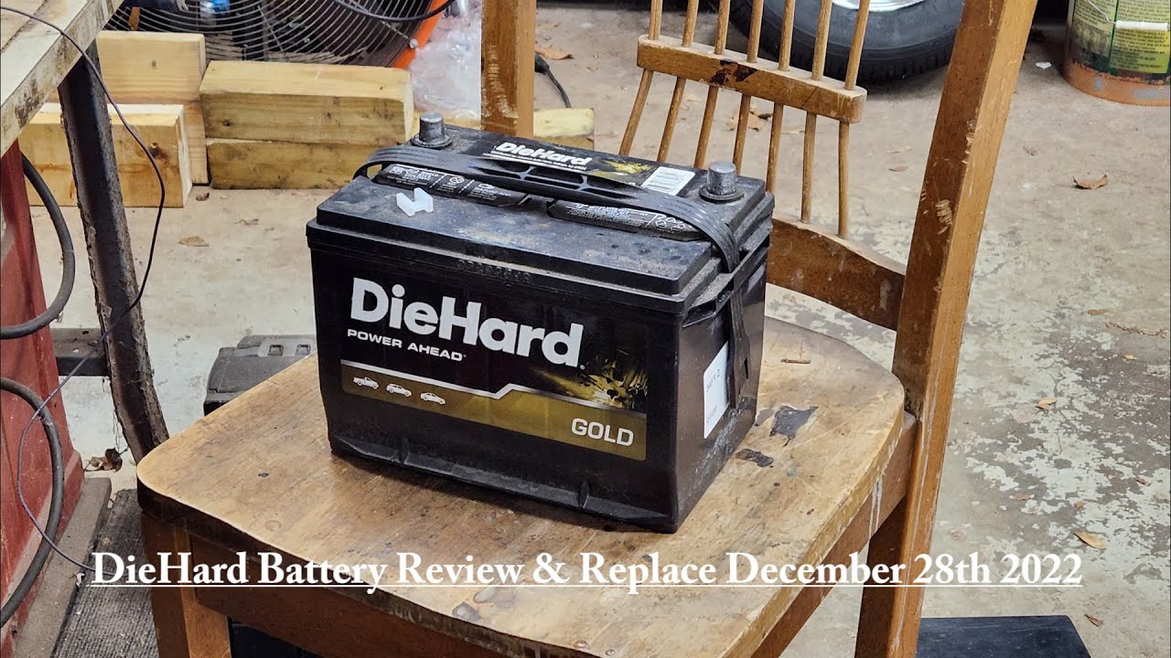 DiHard Battery Review and Replace  Wednesday December 28th 2022  #DieHard Battery