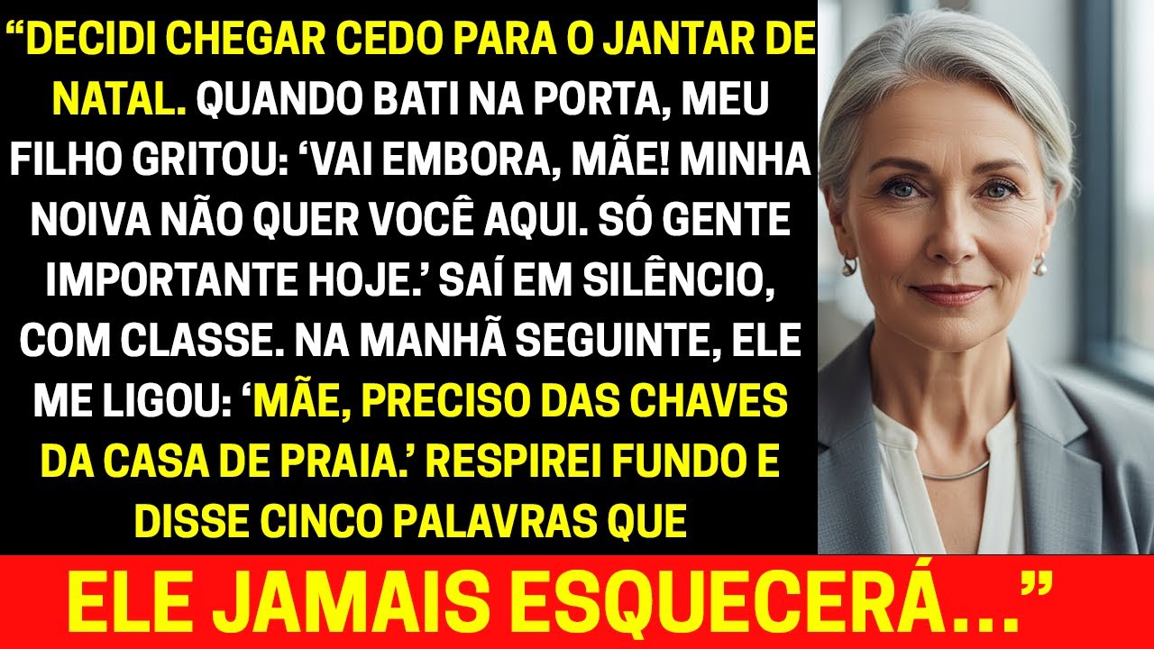 Meu filho me expulsou do Natal por causa da noiva dele &mdash; mas o que eu disse em seguida mudou tudo.