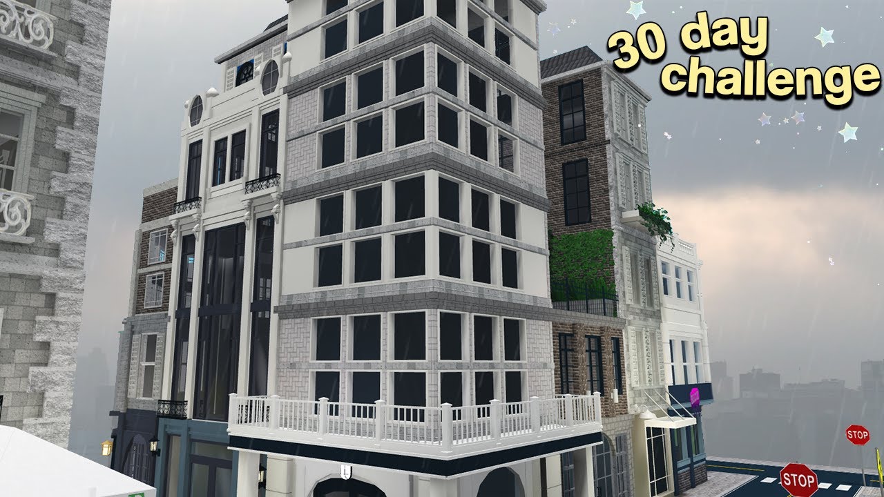 building HIGH-RISES in my city! + a problem... (day 8-10) | ROBLOX Bloxburg