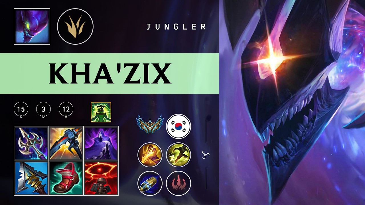 Kha'Zix Jungle vs Gwen - KR Challenger Patch 26.04
