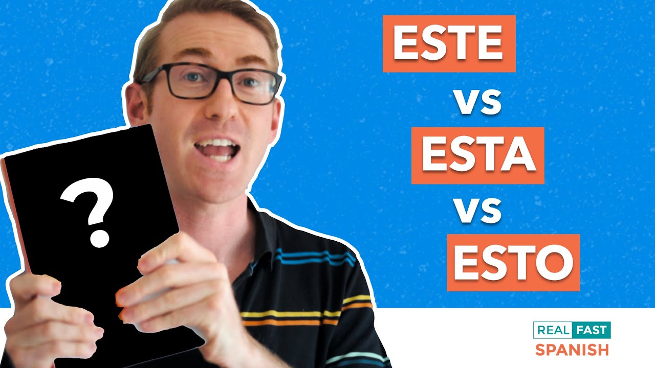 ESTE vs ESTA vs ESTO — какой перевод слова «THIS» ЛУЧШЕ ВСЕГО?