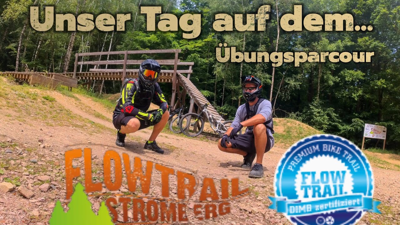 1st Time - Flowtrail Stromberg: Übungsparcour (zwischen Part 1 und 2) / Insta360 / Cube / Canyon