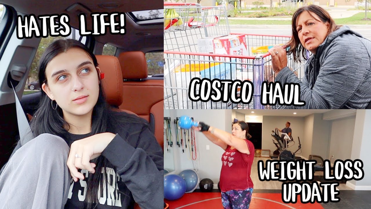 SHE HATES ME!! COSTCO HAUL & WEIGHT LOSS UPDATE