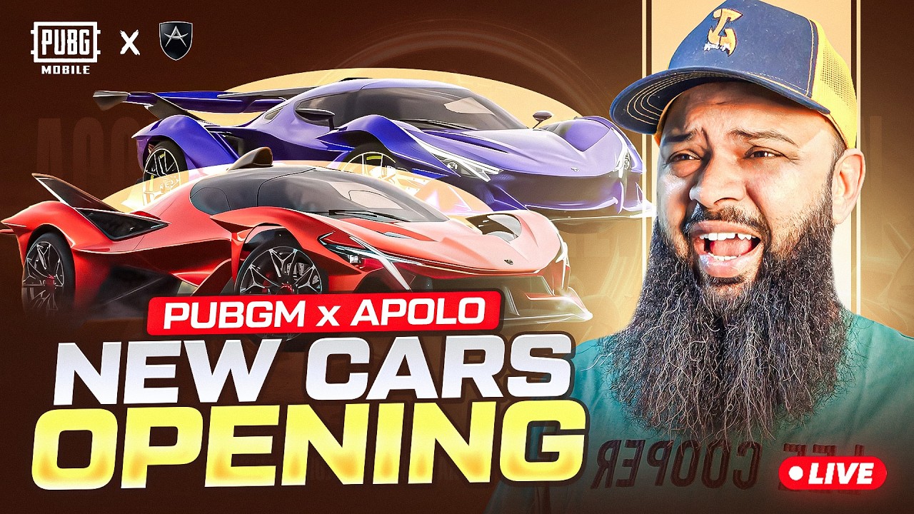 LIVE 🔥 Apollo Automobil Speed Drift Lucky Spin 🚗💥 PUBG Mobile Crate Opening